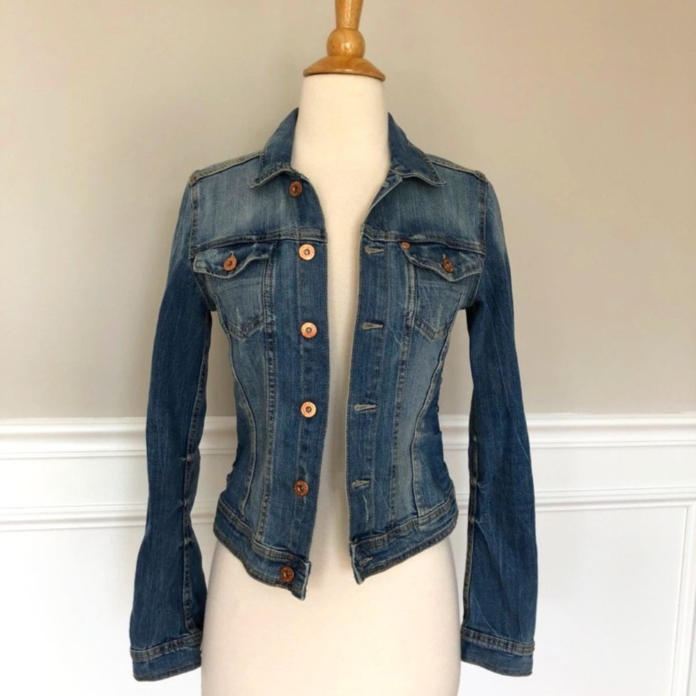 HM DENIM CROP JACKET